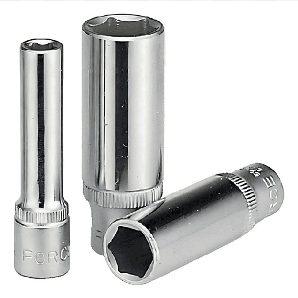 Juego De Dados Hex. Largos 1/4. 4 - 14 Mm 11 Pzas Force21115 2