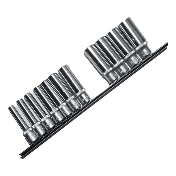 Juego De Dados Hex. Largos 1/4. 4 - 14 Mm 11 Pzas Force21115 3