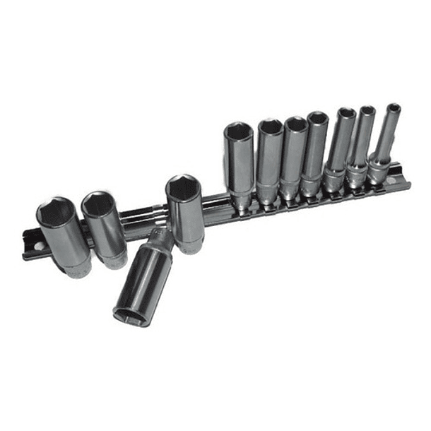 Juego De Dados Hex. Largos 1/4. 4 - 14 Mm 11 Pzas Force21115 4