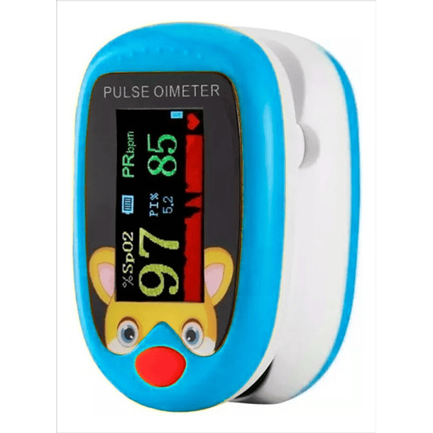 Oxímetro De Dedo Oximeter Recargable Usb C Para Niños Y Adultos Led Amarillo 3