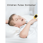 Oxímetro De Dedo Oximeter Recargable Usb C Para Niños Y Adultos Led Amarillo 5