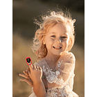 Oxímetro De Dedo Oximeter Recargable Usb C Para Niños Y Adultos Led Amarillo 6