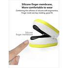 Oxímetro De Dedo Oximeter Recargable Usb C Para Niños Y Adultos Led Amarillo 7