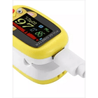 Oxímetro De Dedo Oximeter Recargable Usb C Para Niños Y Adultos Led Amarillo 9