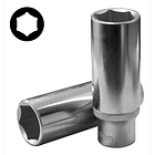 Jgo. Dados 1/4`` 5/32``-9/16`` Largos Hex.(21110d-5) Force 2