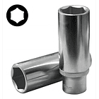 Juego De Dados 1/4 De 46 Pzas. Milimétrico. Force 2461-5 Gris 3