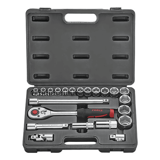 Juego Dados De 1/2'' Hex. 10-32mm 22 Piezas (4223) Force Color Imagen