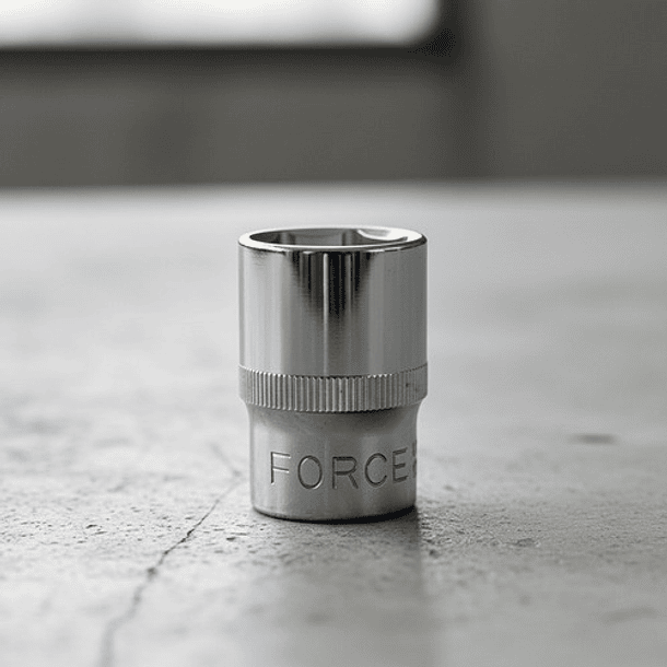 Juego Dados 3/8'' Hexagonales 9-19mm 9pz 3093 Force Cromado 5