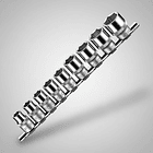 Juego Dados 3/8'' Hexagonales 9-19mm 9pz 3093 Force Cromado 7