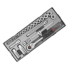 Juego De Dados 3/8 6-22mm. (3251-5) Maletín 24pz Marca Force 2