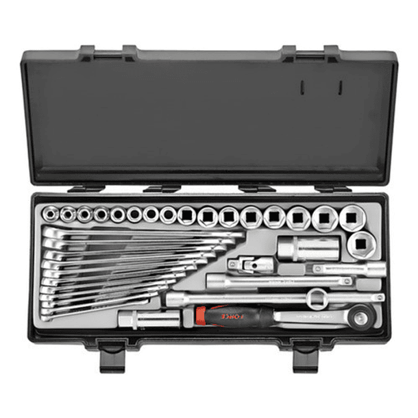 Juego Dados 3/8'' Y Llaves De 36 Piezas (3361) Force 1