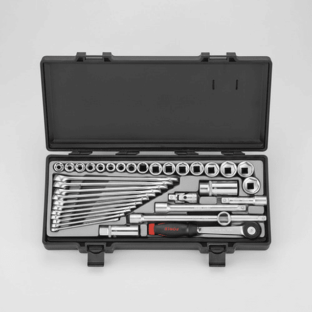 Juego Dados 3/8'' Y Llaves De 36 Piezas (3361) Force 6