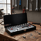 Juego De Dados Poligonales 1/2`` 8-26 Mm. (4173-9), Force 3