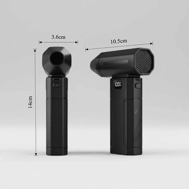 Soplador Inalámbrico Alta Presión Ventilador Turbo Potente 3