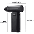 Soplador Inalámbrico Alta Presión Ventilador Turbo Potente 12