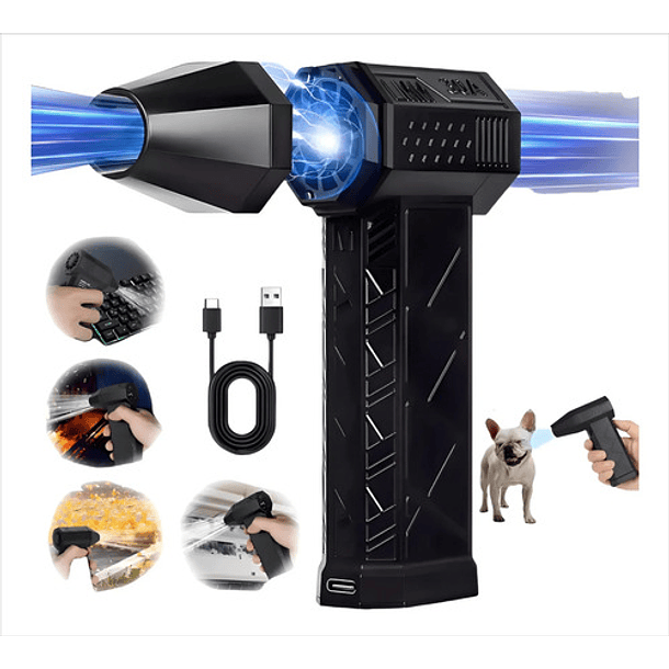 Soplador Portátil 130000rpm 5000mah 3 Velocidades Recargable 1