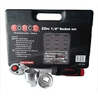 Juego De Dados Hexagonales 1/2''  10mm-32mm (4223), Force 3