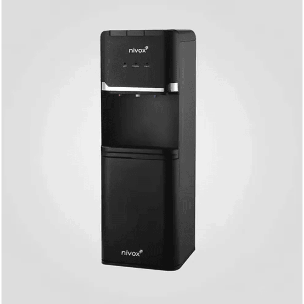 Dispensador Eléctrico Agua Fría Y Caliente Ventilador Gris 2