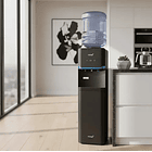 Dispensador Eléctrico Agua Fría Y Caliente Ventilador Gris 1