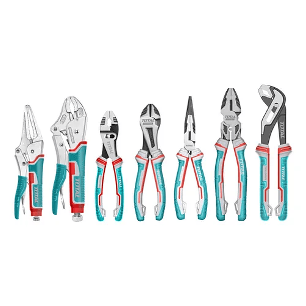 Set De 7 Alicates Marca Total Tos23055 4