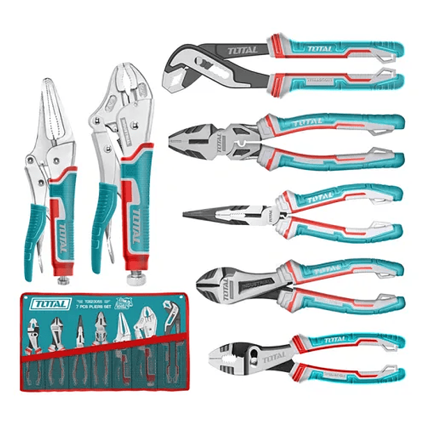 Set De 7 Alicates Marca Total Tos23055 1