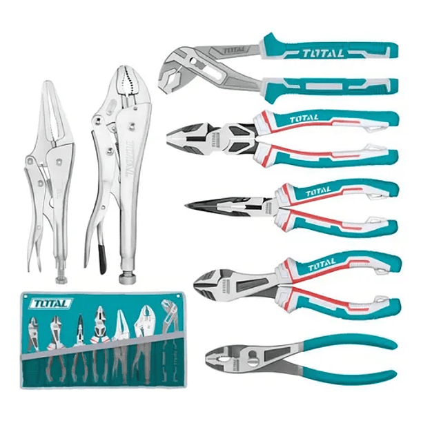 Set De 7 Alicates Marca Total Tos23055 6