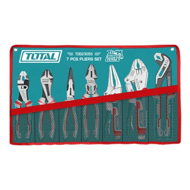Set De 7 Alicates Marca Total Tos23055 2