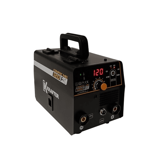 Soldadora Krafter compac mig 120 flux 5