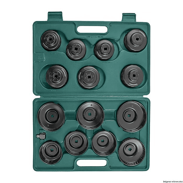 Kit llave saca filtros aceite 16 pcs JONNESWAY 2