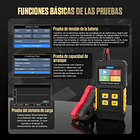 Probador De Baterías Agm Gel Efb Atv Auto Moto 8v a 29v  2000cca 7