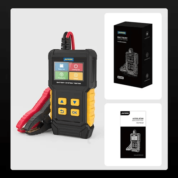 Probador De Baterías Agm Gel Efb Atv Auto Moto 8v a 29v  2000cca 10