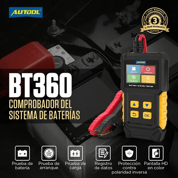 Probador De Baterías Agm Gel Efb Atv Auto Moto 8v a 29v  2000cca 11