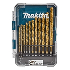 SET BROCAS METAL HSS-TINTRURO DE TITANIO 13 PIEZAS 1.5 - 6.5 MM  MAKITA 2