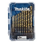 SET BROCAS METAL HSS-TINTRURO DE TITANIO 13 PIEZAS 1.5 - 6.5 MM  MAKITA 3