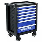 Carro para herramientas 7 cajones Workpro / Sin Herramientas 3