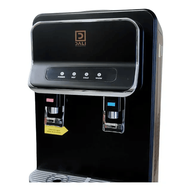 Dispensador de Agua Compresor Pedestal Frigobar Negro Mate 3