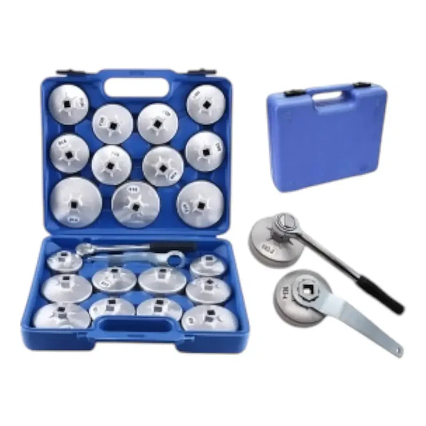 Set Copas Saca Filtro 23 Pieza de Aluminio 1