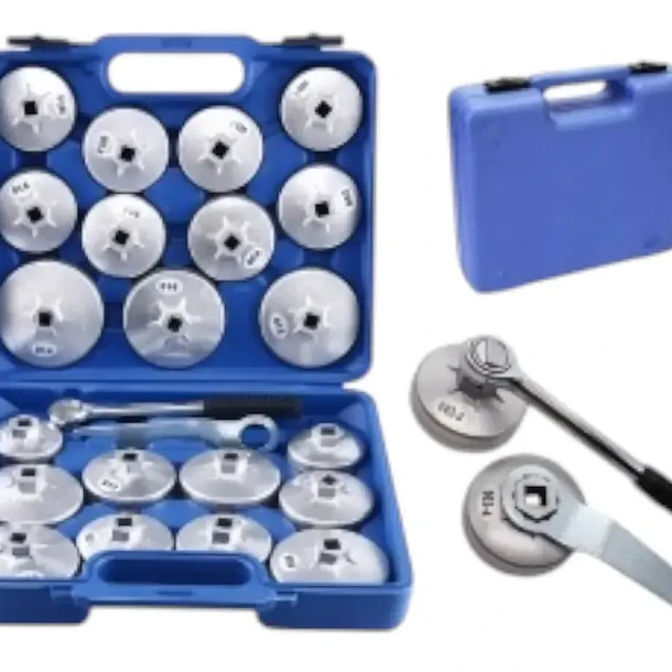 Set Copas Saca Filtro 23 Pieza de Aluminio