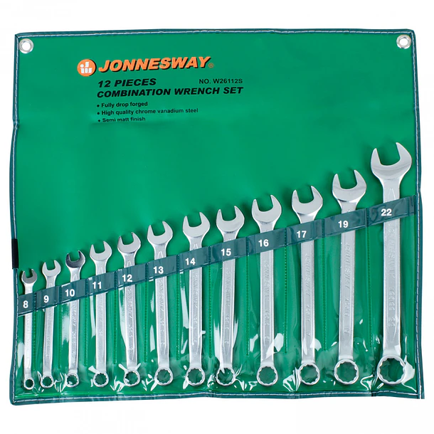 Juego de llaves punta corona 8-22mm 12 pcs JONNESWAY w26112s 1