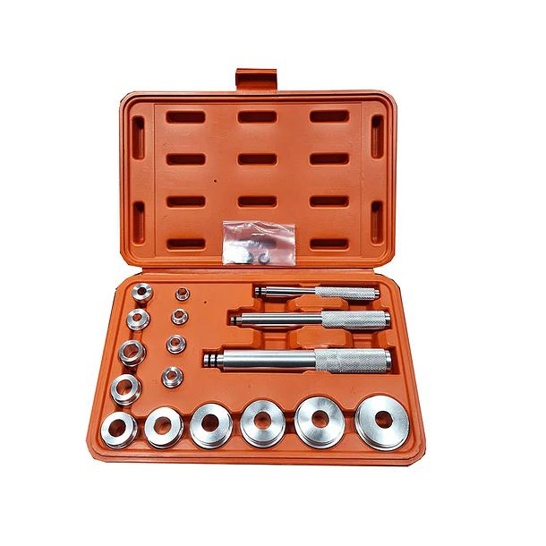 Kit Universal Instalador de Rodamientos y Retenes 10–38 mm – 17 ¨Piezas
