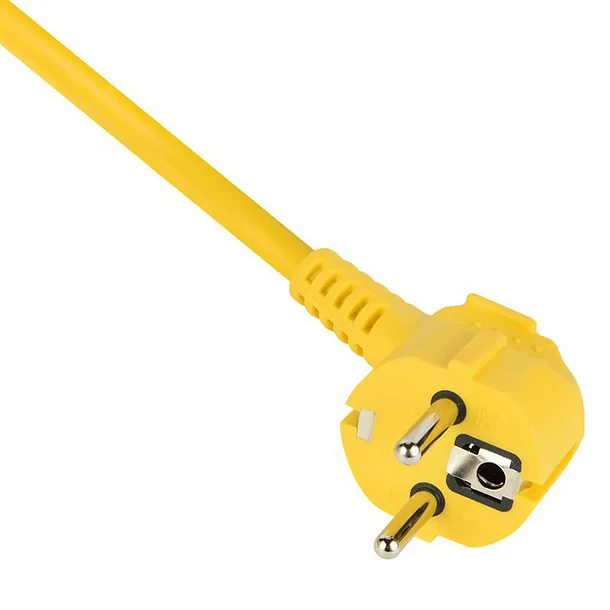 Extensión Eléctrica Shuko 16A 4 Toma(s) 10 m Amarillo HALUX 3