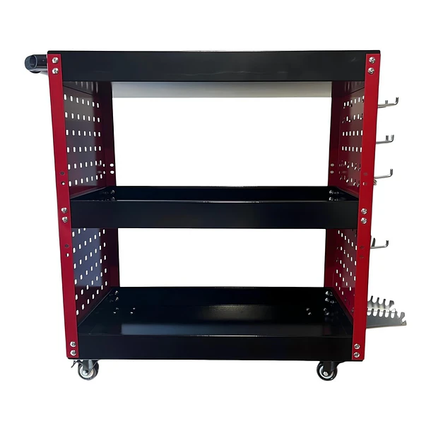 Carro Porta Herramientas de Acero Con Soportes Organizadores 1