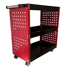 Carro Porta Herramientas de Acero Con Soportes Organizadores 6
