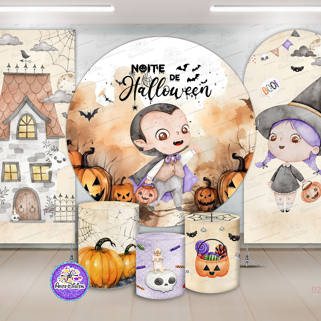 Kit Digital Painel + Trio + Laterais - Halloween-02  1
