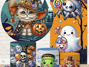 Kit Digital Painel + Trio + Laterais - Halloween-08