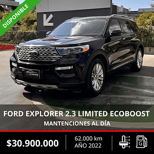 FORD EXPLORER 2.3 LIMITED ECOBOOST 4X2 2022