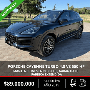 PORSCHE CAYENNE TURBO 4.0 V8 550 HP