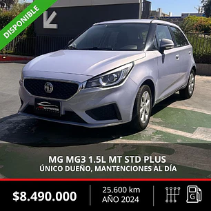MG MG3 1.5L MT STD PLUS 2024
