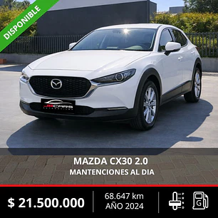 MAZDA CX30 2.O 2024