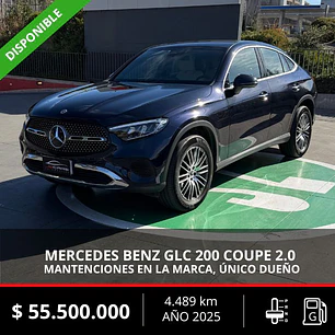 MERCEDES BENZ GLC 200 COUPE 2.0 AUT